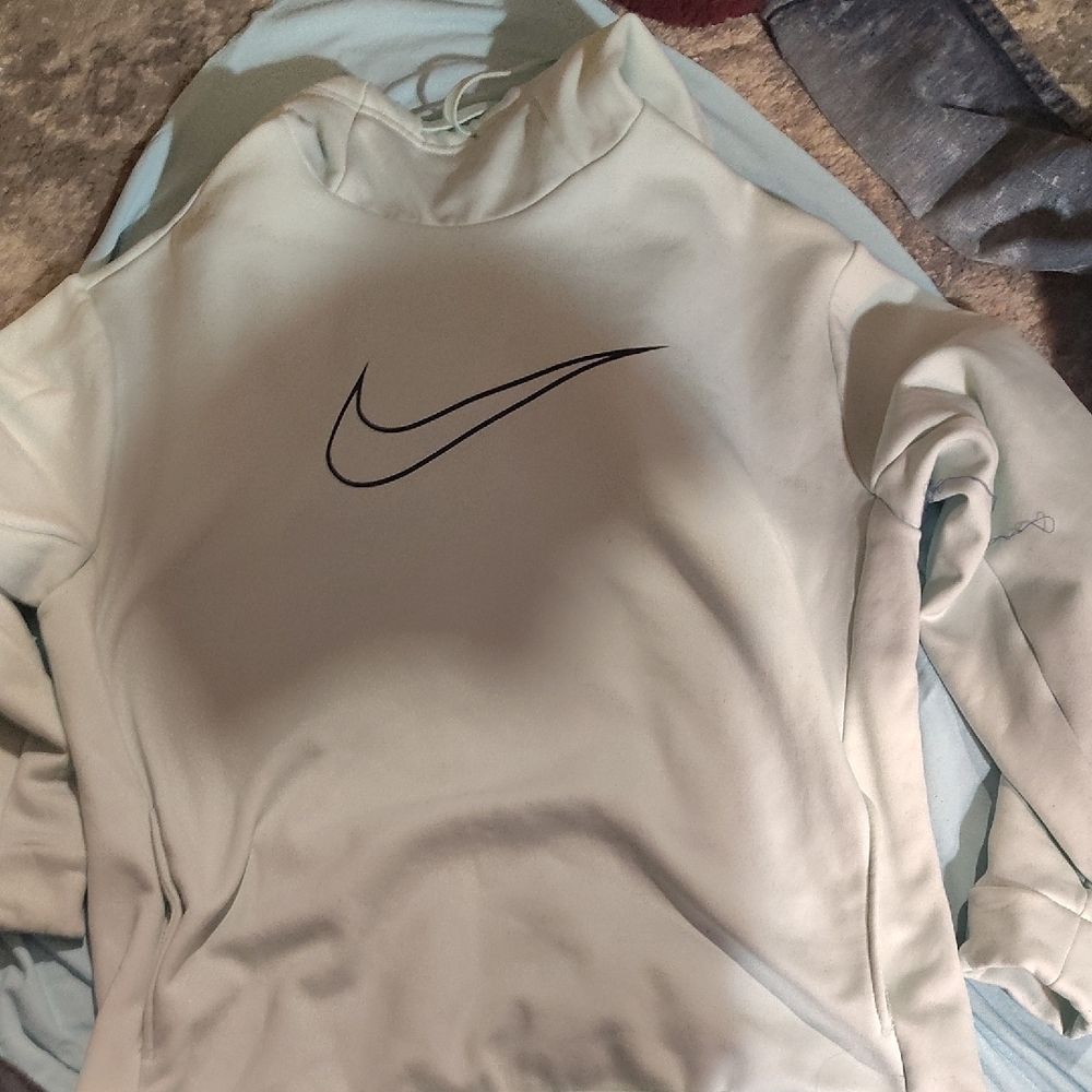 Nike Soft Blue Sweatshirt with Black Logo